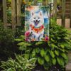 American Eskimo Luau Garden Flag Mailbox Flag Decorative Yard Flag Banner Outside Patio Artwork Yard Flower Beds, Garden Size, Multicolor