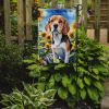 Beagle in Sunflowers Garden Flag Mailbox Flag Decorative Yard Flag Banner Outside Patio Artwork Yard Flower Beds, Garden Size, Multicolor