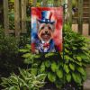 Silky Terrier Patriotic American Garden Flag Mailbox Flag Decorative Yard Flag Banner Outside Patio Artwork Yard Flower Beds, Garden Size, Multicolor