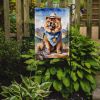 Chow Chow Cowboy Welcome Garden Flag Mailbox Flag Decorative Yard Flag Banner Outside Patio Artwork Yard Flower Beds, Garden Size, Multicolor