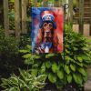 Irish Setter Patriotic American Garden Flag Mailbox Flag Decorative Yard Flag Banner Outside Patio Artwork Yard Flower Beds, Garden Size, Multicolor
