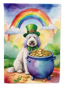 Komondor St Patrick's Day Garden Flag Mailbox Flag Decorative Yard Flag Banner Outside Patio Artwork Yard Flower Beds, Garden Size, Multicolor