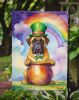 Bullmastiff St Patrick's Day Garden Flag Mailbox Flag Decorative Yard Flag Banner Outside Patio Artwork Yard Flower Beds, Garden Size, Multicolor