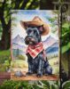 Scottish Terrier Cowboy Welcome Garden Flag Mailbox Flag Decorative Yard Flag Banner Outside Patio Artwork Yard Flower Beds, Garden Size, Multicolor