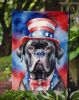Cane Corso Patriotic American Garden Flag Mailbox Flag Decorative Yard Flag Banner Outside Patio Artwork Yard Flower Beds, Garden Size, Multicolor