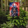 Gordon Setter Patriotic American Garden Flag Mailbox Flag Decorative Yard Flag Banner Outside Patio Artwork Yard Flower Beds, Garden Size, Multicolor