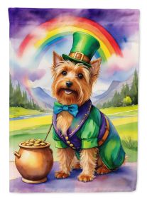 Australian Terrier St Patrick's Day Garden Flag Mailbox Flag Decorative Yard Flag Banner Outside Patio Artwork Yard Flower Beds, Garden Size