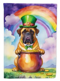 Bullmastiff St Patrick's Day Garden Flag Mailbox Flag Decorative Yard Flag Banner Outside Patio Artwork Yard Flower Beds, Garden Size, Multicolor