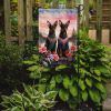 Manchester Terrier Two Hearts Garden Flag Mailbox Flag Decorative Yard Flag Banner Outside Patio Artwork Yard Flower Beds, Garden Size, Multicolor
