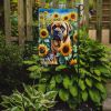 Mastiff in Sunflowers Garden Flag Mailbox Flag Decorative Yard Flag Banner Outside Patio Artwork Yard Flower Beds, Garden Size, Multicolor