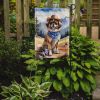 Tibetan Spaniel Cowboy Welcome Garden Flag Mailbox Flag Decorative Yard Flag Banner Outside Patio Artwork Yard Flower Beds, Garden Size, Multicolor