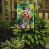 Cockapoo King of Mardi Gras Garden Flag Mailbox Flag Decorative Yard Flag Banner Outside Patio Artwork Yard Flower Beds, Garden Size, Multicolor