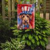 Irish Terrier Patriotic American Garden Flag Mailbox Flag Decorative Yard Flag Banner Outside Patio Artwork Yard Flower Beds, Garden Size, Multicolor