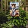 Sheltie Cowboy Welcome Garden Flag Mailbox Flag Decorative Yard Flag Banner Outside Patio Artwork Yard Flower Beds, Garden Size, Multicolor