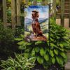 Irish Setter Cowboy Welcome Garden Flag Mailbox Flag Decorative Yard Flag Banner Outside Patio Artwork Yard Flower Beds, Garden Size, Multicolor