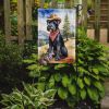 Giant Schnauzer Cowboy Welcome Garden Flag Mailbox Flag Decorative Yard Flag Banner Outside Patio Artwork Yard Flower Beds, Garden Size, Multicolor