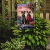 Schnauzer Two Hearts Garden Flag Mailbox Flag Decorative Yard Flag Banner Outside Patio Artwork Yard Flower Beds, Garden Size, Multicolor