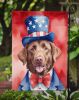 Chesapeake Bay Retriever Patriotic American Garden Flag Mailbox Flag Decorative Yard Flag Banner Outside Patio Artwork Yard Flower Beds, Garden Size
