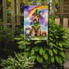 Airedale Terrier St Patrick's Day Garden Flag Mailbox Flag Decorative Yard Flag Banner Outside Patio Artwork Yard Flower Beds, Garden Size, Multicolor