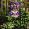 Papillon King of Mardi Gras Garden Flag Mailbox Flag Decorative Yard Flag Banner Outside Patio Artwork Yard Flower Beds, Garden Size, Multicolor