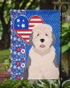 Old English Sheepdog USA American Garden Flag Mailbox Flag Decorative Yard Flag Banner Outside Patio Artwork Yard Flower Beds, Garden Size, Multicolor