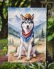 Siberian Husky Cowboy Welcome Garden Flag Mailbox Flag Decorative Yard Flag Banner Outside Patio Artwork Yard Flower Beds, Garden Size, Multicolor