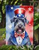 Kerry Blue Terrier Patriotic American Garden Flag Mailbox Flag Decorative Yard Flag Banner Outside Patio Artwork Yard Flower Beds, Garden Size
