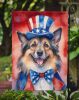 Belgian Tervuren Patriotic American Garden Flag Mailbox Flag Decorative Yard Flag Banner Outside Patio Artwork Yard Flower Beds, Garden Size