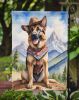 German Shepherd Cowboy Welcome Garden Flag Mailbox Flag Decorative Yard Flag Banner Outside Patio Artwork Yard Flower Beds, Garden Size, Multicolor