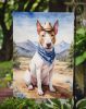 Bull Terrier Cowboy Welcome Garden Flag Mailbox Flag Decorative Yard Flag Banner Outside Patio Artwork Yard Flower Beds, Garden Size, Multicolor