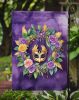 Wreath Mardi Gras Garden Flag Mailbox Flag Decorative Yard Flag Banner Outside Patio Artwork Yard Flower Beds, Garden Size, Multicolor