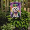 Maltese King of Mardi Gras Garden Flag Mailbox Flag Decorative Yard Flag Banner Outside Patio Artwork Yard Flower Beds, Garden Size, Multicolor