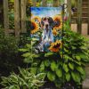 Pointer in Sunflowers Garden Flag Mailbox Flag Decorative Yard Flag Banner Outside Patio Artwork Yard Flower Beds, Garden Size, Multicolor