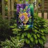 Flowers Mardi Gras Garden Flag Mailbox Flag Decorative Yard Flag Banner Outside Patio Artwork Yard Flower Beds, Garden Size, Multicolor