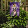 Chinese Crested King of Mardi Gras Garden Flag Mailbox Flag Decorative Yard Flag Banner Outside Patio Artwork Yard Flower Beds, Garden Size