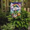 Bichon Frise St Patrick's Day Garden Flag Mailbox Flag Decorative Yard Flag Banner Outside Patio Artwork Yard Flower Beds, Garden Size, Multicolor