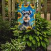 Schnauzer in Sunflowers Garden Flag Mailbox Flag Decorative Yard Flag Banner Outside Patio Artwork Yard Flower Beds, Garden Size, Multicolor