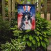 Borzoi Patriotic American Garden Flag Mailbox Flag Decorative Yard Flag Banner Outside Patio Artwork Yard Flower Beds, Garden Size, Multicolor