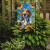 American Foxhound in Sunflowers Garden Flag Mailbox Flag Decorative Yard Flag Banner Outside Patio Artwork Yard Flower Beds, Garden Size, Multicolor
