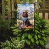 American Water Spaniel Cowboy Welcome Garden Flag Mailbox Flag Decorative Yard Flag Banner Outside Patio Artwork Yard Flower Beds, Garden Size