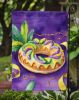 King Cake Mardi Gras Garden Flag Mailbox Flag Decorative Yard Flag Banner Outside Patio Artwork Yard Flower Beds, Garden Size, Multicolor