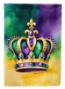 King's Mardi Gras Crown Garden Flag Mailbox Flag Decorative Yard Flag Banner Outside Patio Artwork Yard Flower Beds, Garden Size, Multicolor