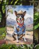 Australian Cattle Dog Cowboy Welcome Garden Flag Mailbox Flag Decorative Yard Flag Banner Outside Patio Artwork Yard Flower Beds, Garden Size