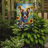 Australian Cattle Dog in Sunflowers Garden Flag Mailbox Flag Decorative Yard Flag Banner Outside Patio Artwork Yard Flower Beds, Garden Size