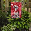 Saluki My Valentine Garden Flag Mailbox Flag Decorative Yard Flag Banner Outside Patio Artwork Yard Flower Beds, Garden Size, Multicolor