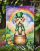 Wheaten Terrier St Patrick's Day Garden Flag Mailbox Flag Decorative Yard Flag Banner Outside Patio Artwork Yard Flower Beds, Garden Size, Multicolor