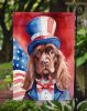 Sussex Spaniel Patriotic American Garden Flag Mailbox Flag Decorative Yard Flag Banner Outside Patio Artwork Yard Flower Beds, Garden Size, Multicolor
