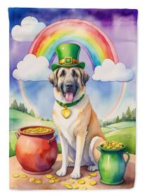 Anatolian Shepherd St Patrick's Day Garden Flag Mailbox Flag Decorative Yard Flag Banner Outside Patio Artwork Yard Flower Beds, Garden Size