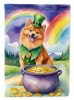 Finnish Spitz St Patrick's Day Garden Flag Mailbox Flag Decorative Yard Flag Banner Outside Patio Artwork Yard Flower Beds, Garden Size, Multicolor