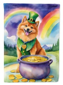 Finnish Spitz St Patrick's Day Garden Flag Mailbox Flag Decorative Yard Flag Banner Outside Patio Artwork Yard Flower Beds, Garden Size, Multicolor